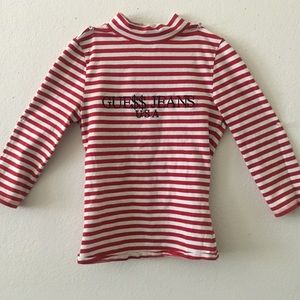 ASAP x GUESS collaboration xs striped turtleneck